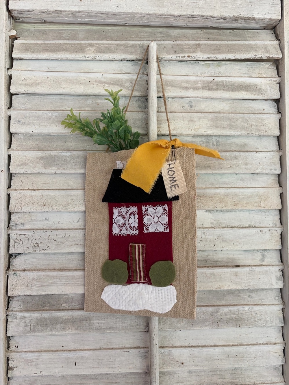 Primitive - SALT BOX HOUSE - Ditty Bag - Upcyled - Vintage Textiles